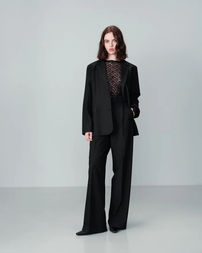 Grace and Mila Tailored Trousers TROUSERS NOIR NOCTURNE 8211 Shop