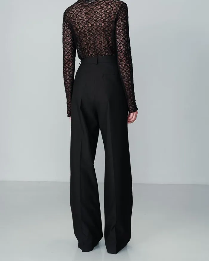 Grace and Mila Tailored Trousers TROUSERS NOIR NOCTURNE 8211 Shop