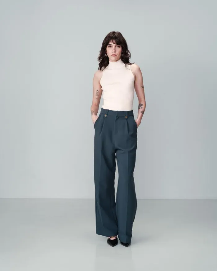 Grace and Mila Tailored Trousers TROUSERS VERT NILAY 8211 Shop