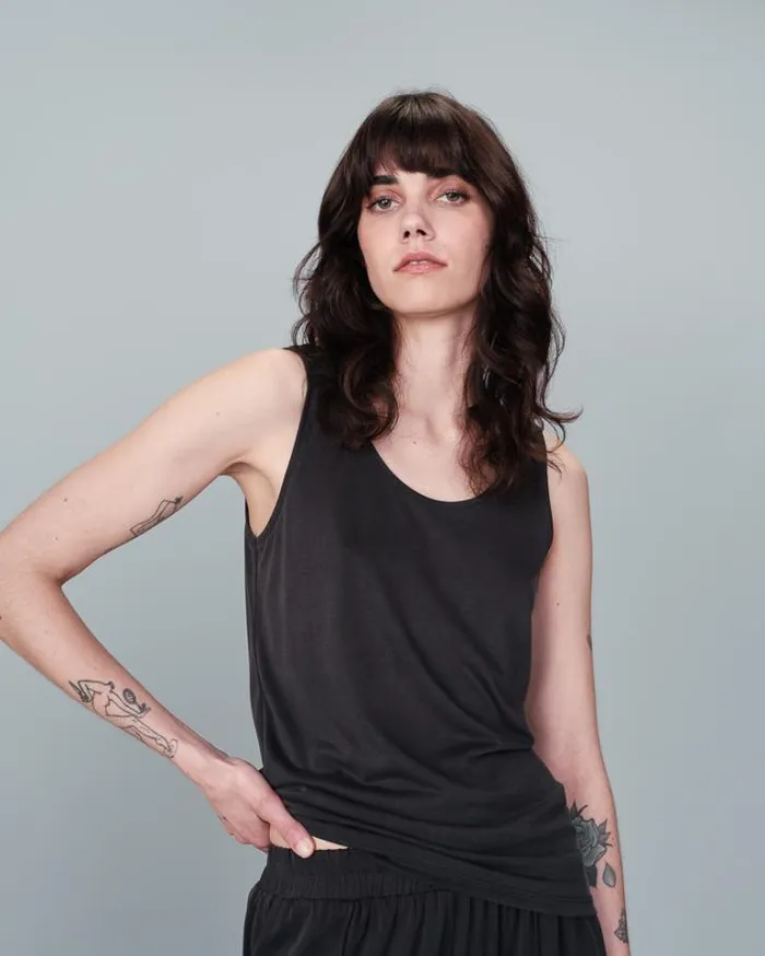 Grace and Mila Tank Tops TANK TOP ANTHRACITE NEPTUNE 8211 Shop