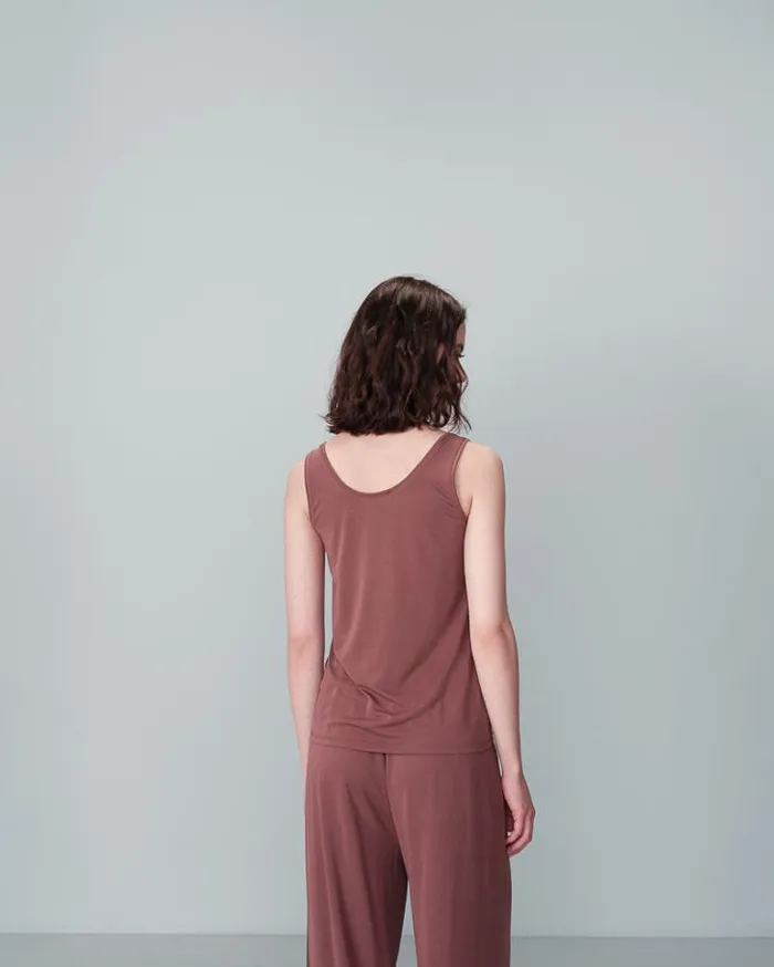 Grace and Mila Tank Tops TANK TOP CHOCOLAT NEPTUNE 8211 Shop