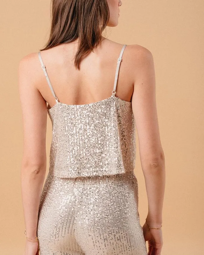 Grace and Mila Tank Tops WOVEN TOP ECRU MOON 8211 Shop