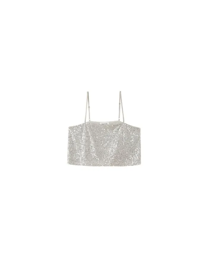 Grace and Mila Tank Tops WOVEN TOP ECRU MOON 8211 Shop