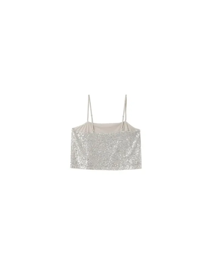 Grace and Mila Tank Tops WOVEN TOP ECRU MOON 8211 Shop
