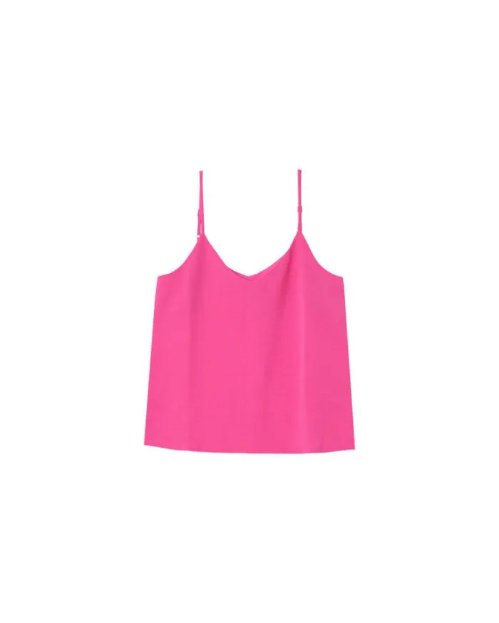 Grace and Mila Tank Tops WOVEN TOP FUCHSIA MISSY 8211 Shop