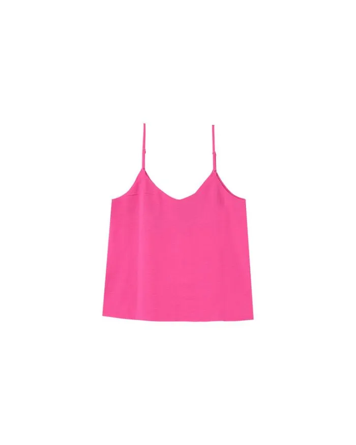 Grace and Mila Tank Tops WOVEN TOP FUCHSIA MISSY 8211 Shop