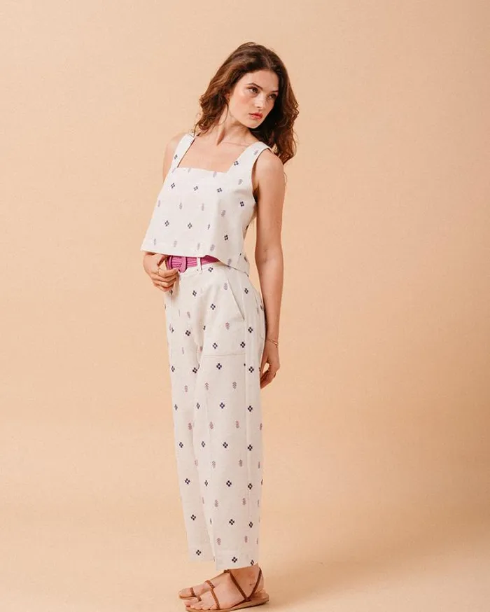 Grace and Mila Tank Tops WOVEN TOP PARME MIA 8211 Shop
