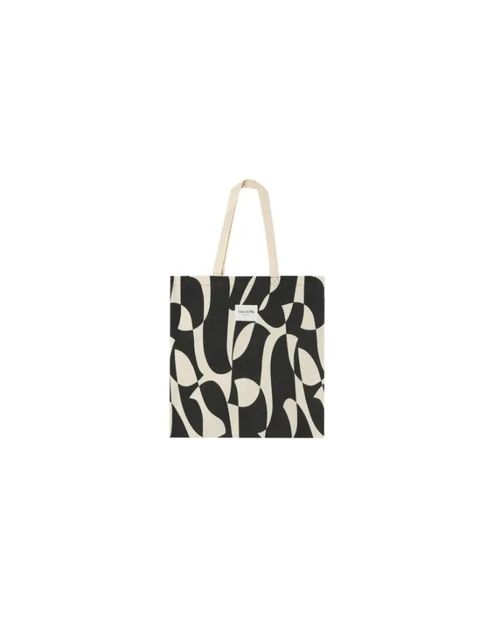 Grace and Mila Totebags TOTE BAG NOIR NERES 8211 Shop