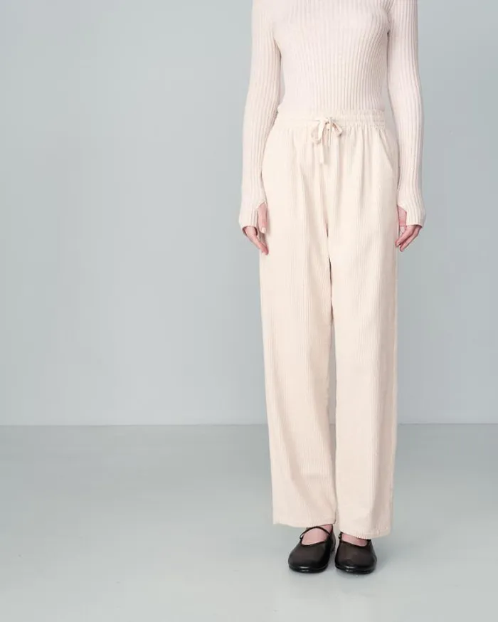 Grace and Mila Velvet Trousers TROUSERS ECRU NICOLAS 8211 Shop