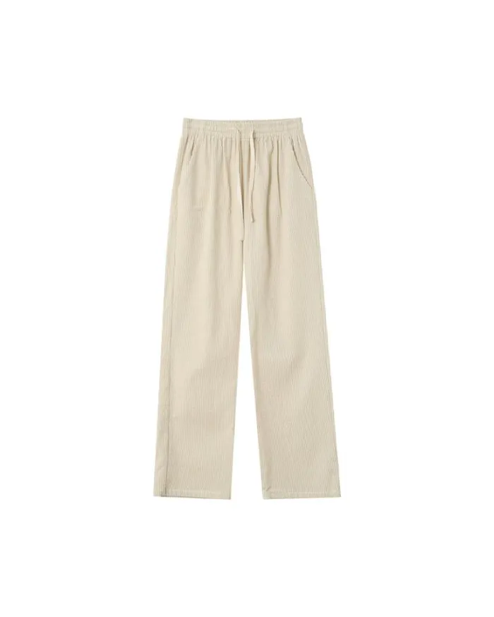 Grace and Mila Velvet Trousers TROUSERS ECRU NICOLAS 8211 Shop