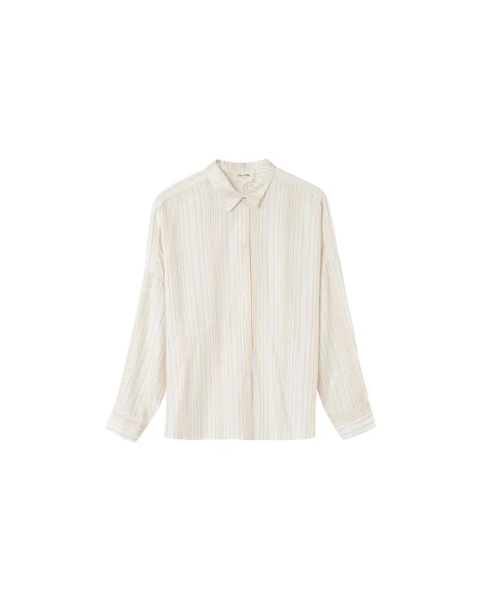 Grace and Mila White Shirts SHIRT ECRU MARIE 8211 Shop