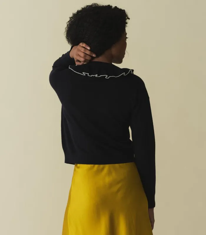 GRAZIA CARDIGAN Navy Shop DEN Knitwear