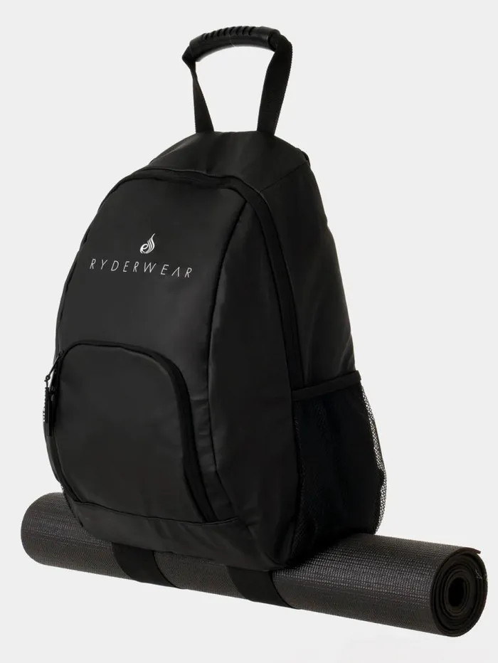 Gym Bags Womens Ryderwear RW Backpack Black