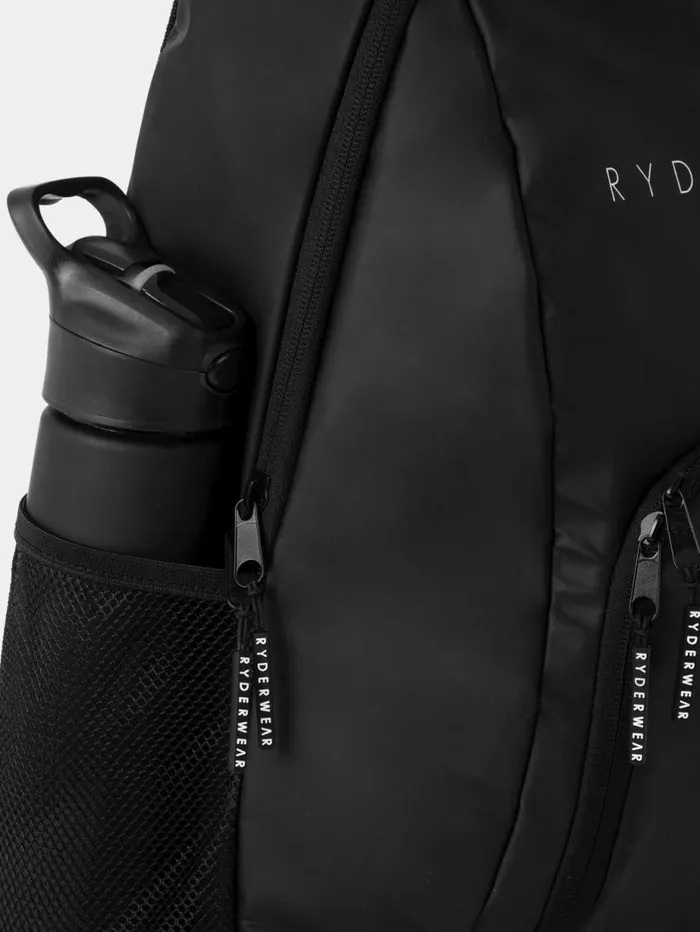 Gym Bags Womens Ryderwear RW Backpack Black