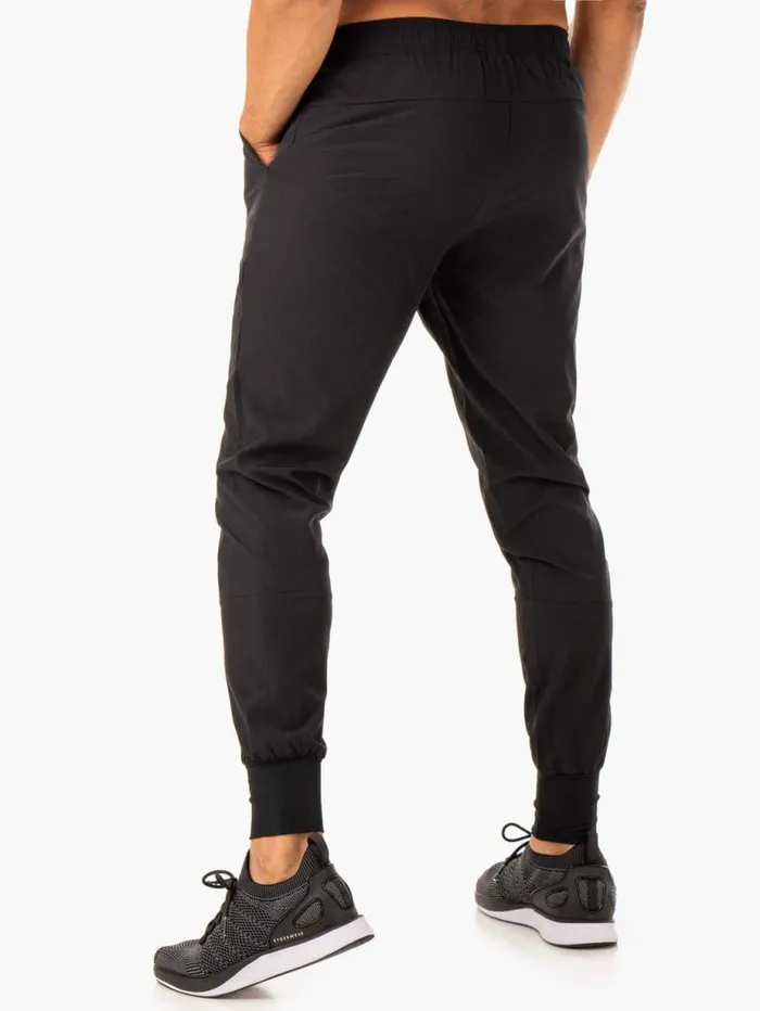 Gym Pants Mens Ryderwear Division Woven Joggers Black