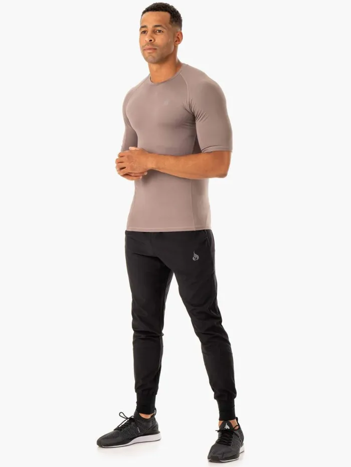 Gym Pants Mens Ryderwear Division Woven Joggers Black