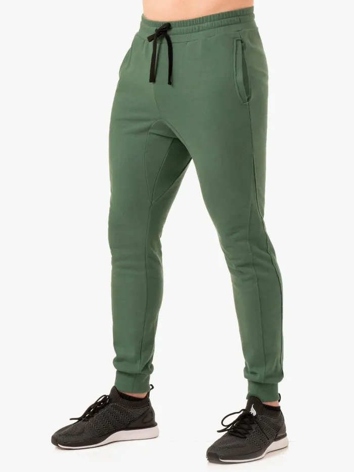 Gym Pants Mens Ryderwear Force Track Pant Green