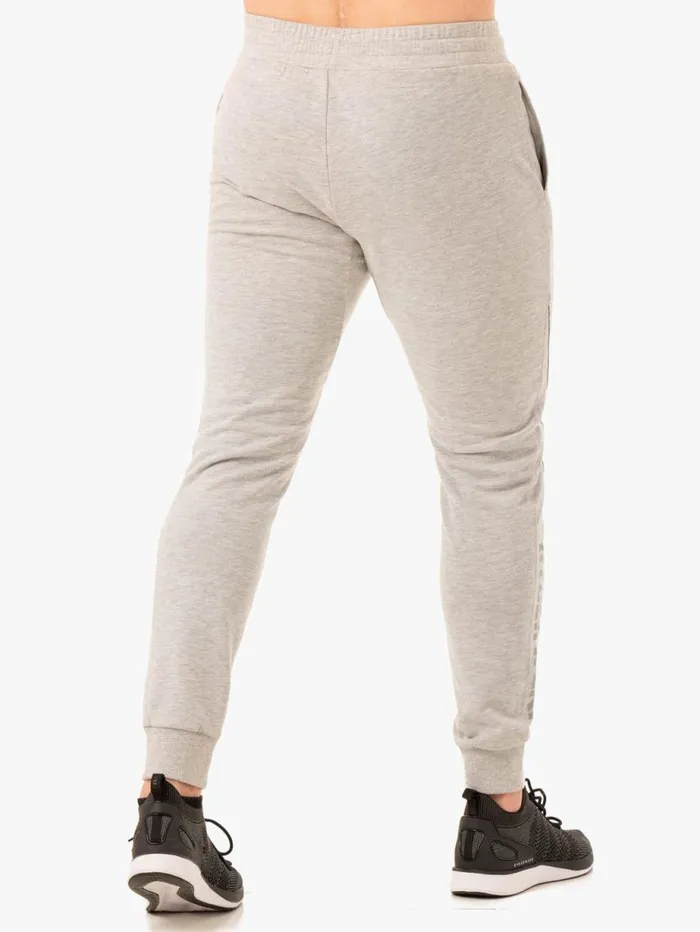 Gym Pants Mens Ryderwear Force Track Pant Grey Marl