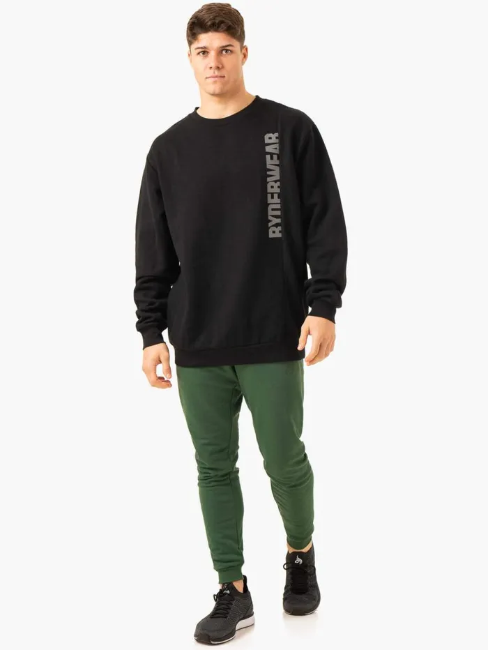 Gym Pants Mens Ryderwear Heritage Fleece Track Pants Green