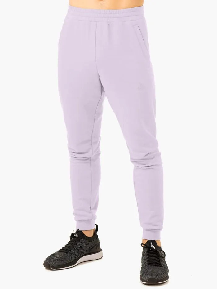 Gym Pants Mens Ryderwear Heritage Fleece Track Pants Lavender