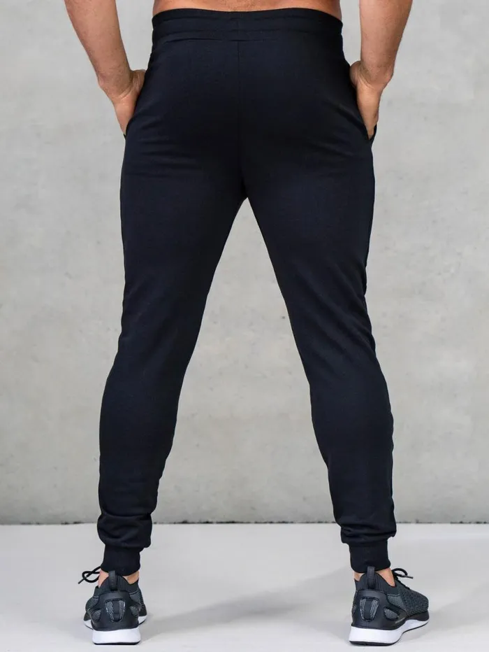 Gym Pants Mens Ryderwear Legacy Track Pants Black