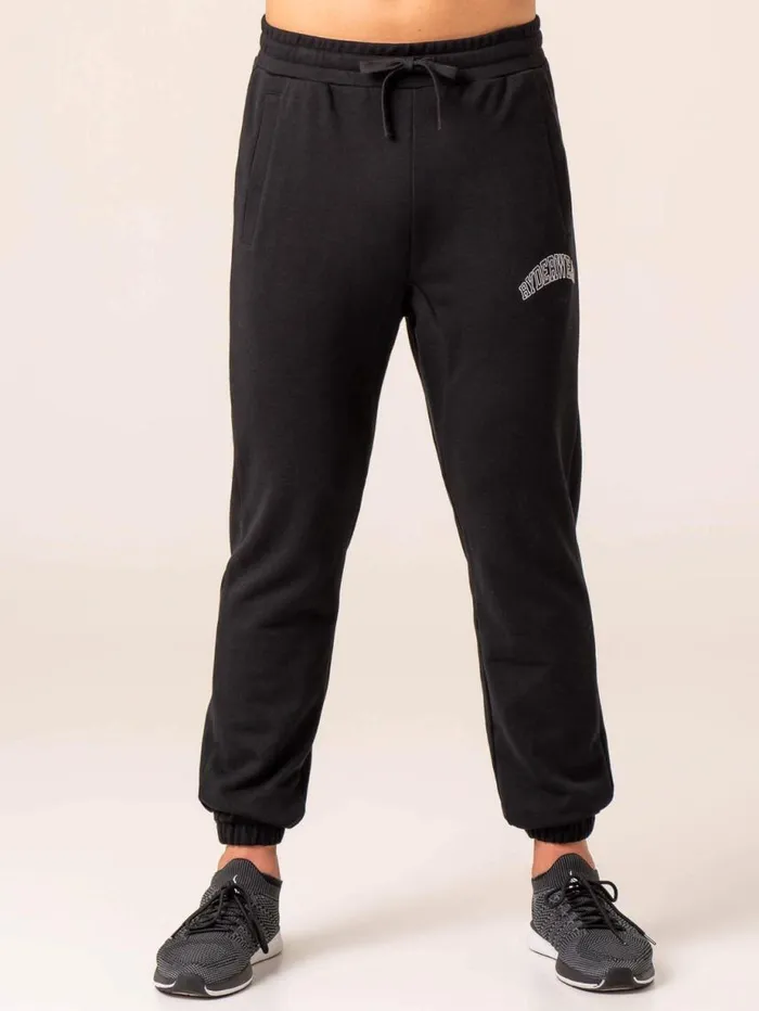 Gym Pants Mens Ryderwear Men039s Collegiate Track Pant Black