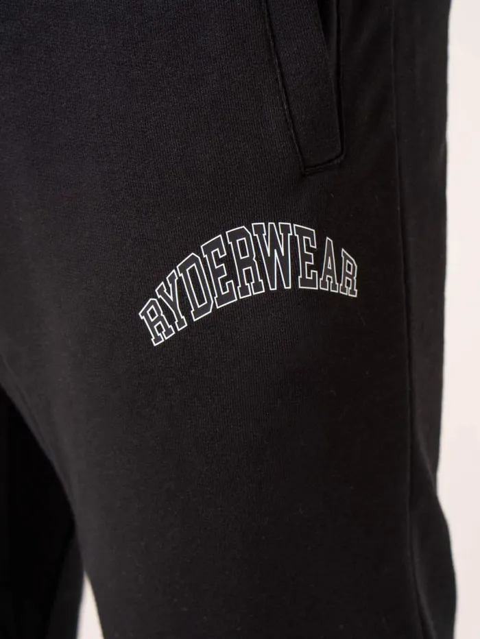 Gym Pants Mens Ryderwear Men039s Collegiate Track Pant Black