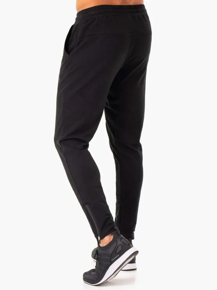 Gym Pants Mens Ryderwear Optimal Gym Track Pant Black
