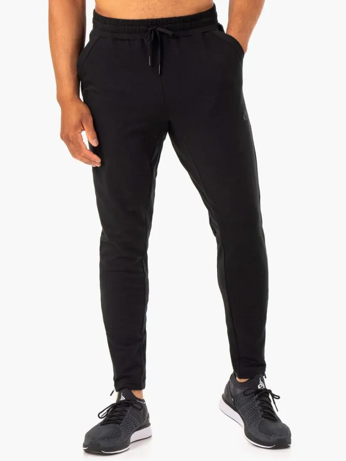 Gym Pants Mens Ryderwear Optimal Gym Track Pant Black