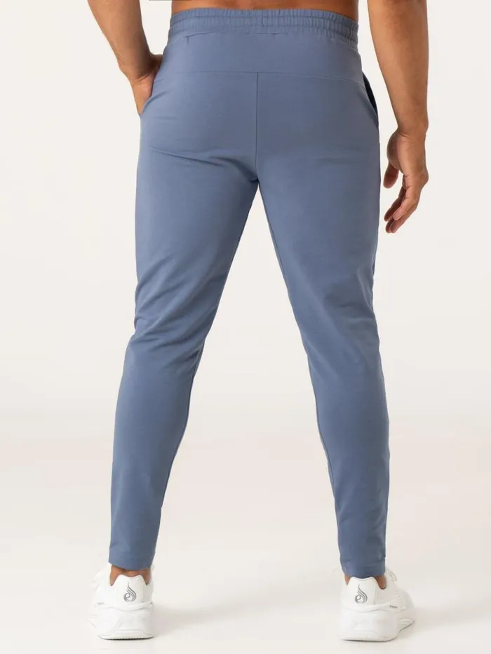 Gym Pants Mens Ryderwear Pursuit Gym Track Pants Denim Blue
