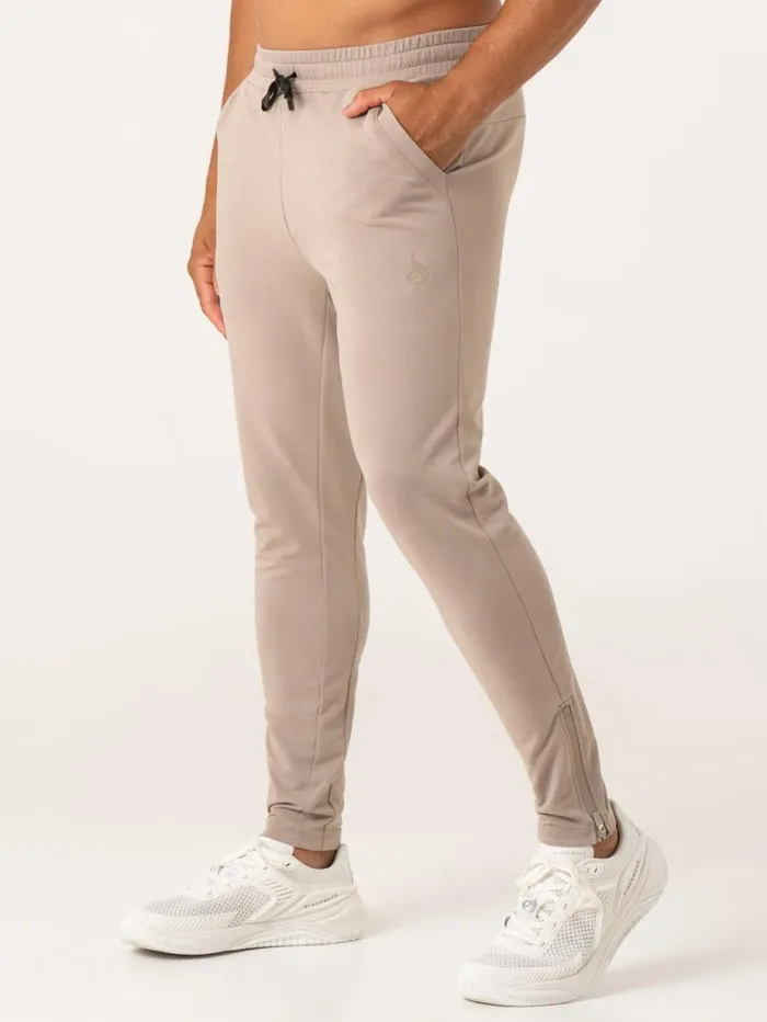 Gym Pants Mens Ryderwear Pursuit Gym Track Pants Taupe