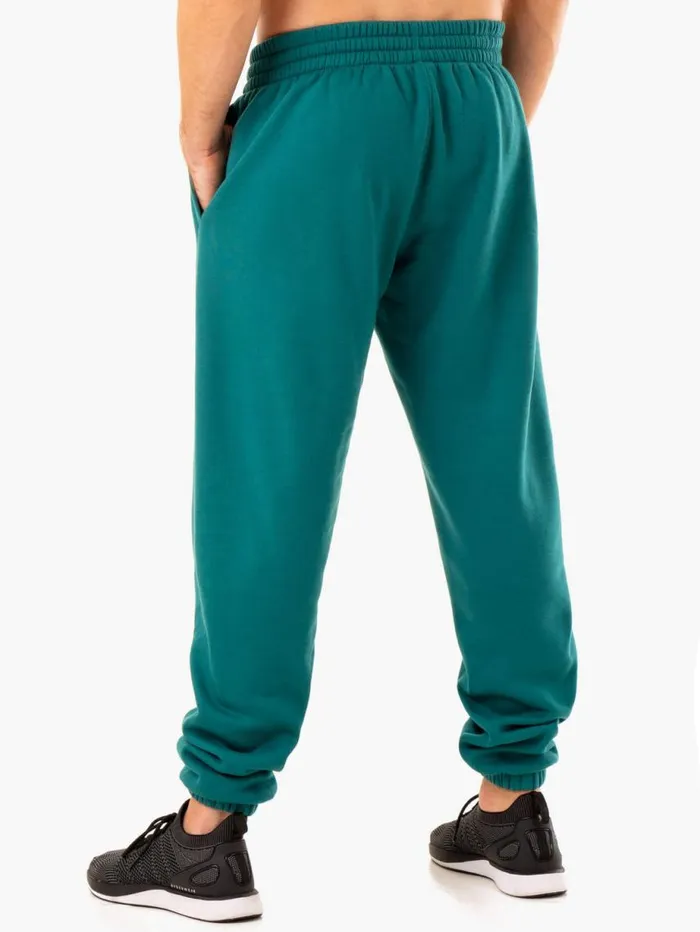 Gym Pants Mens Ryderwear Recharge Relaxed Track Pant Teal