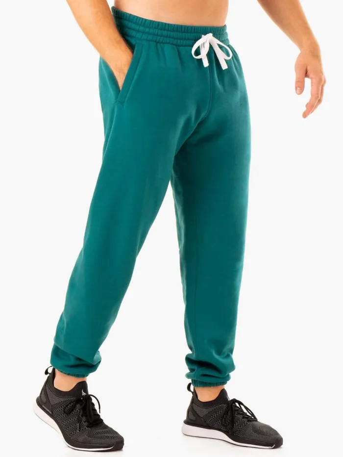 Gym Pants Mens Ryderwear Recharge Relaxed Track Pant Teal