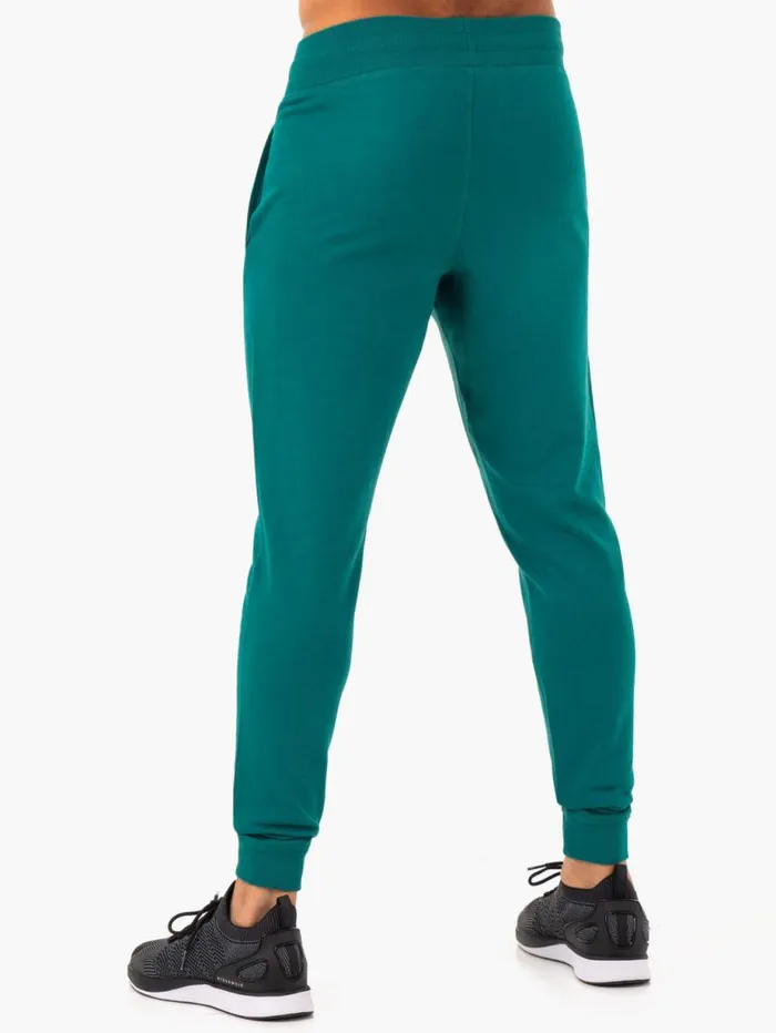 Gym Pants Mens Ryderwear Recharge Tapered Track Pant Teal