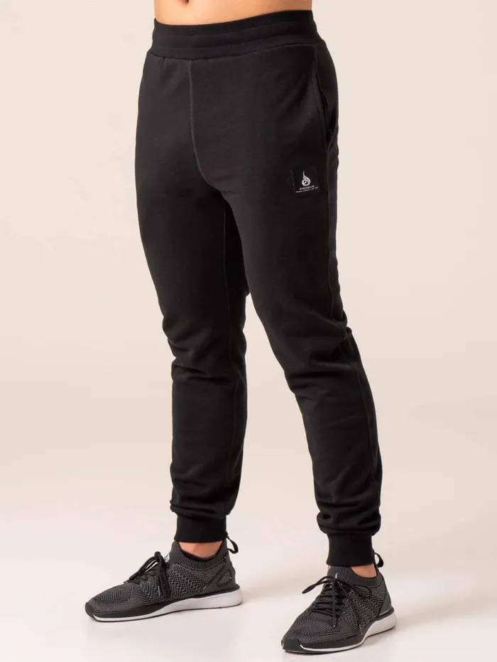 Gym Pants Mens Ryderwear Terrain Track Pants Black