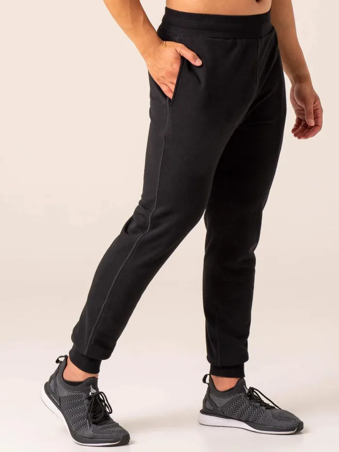 Gym Pants Mens Ryderwear Terrain Track Pants Black