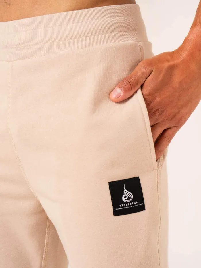 Gym Pants Mens Ryderwear Terrain Track Pants Chalk