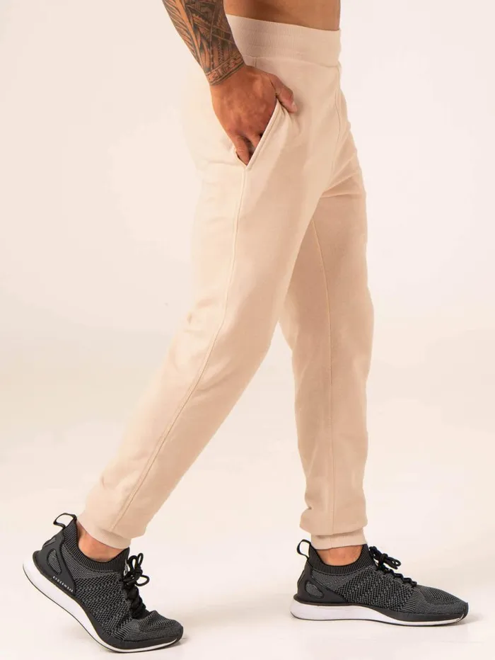 Gym Pants Mens Ryderwear Terrain Track Pants Chalk