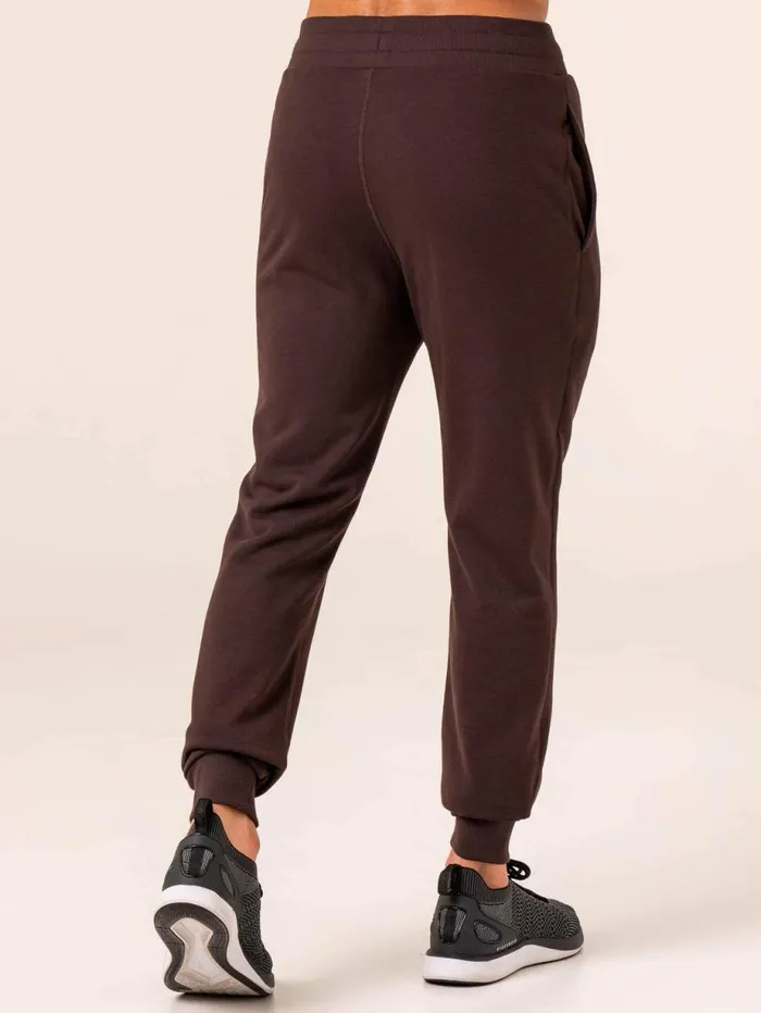 Gym Pants Mens Ryderwear Terrain Track Pants Dark Oak