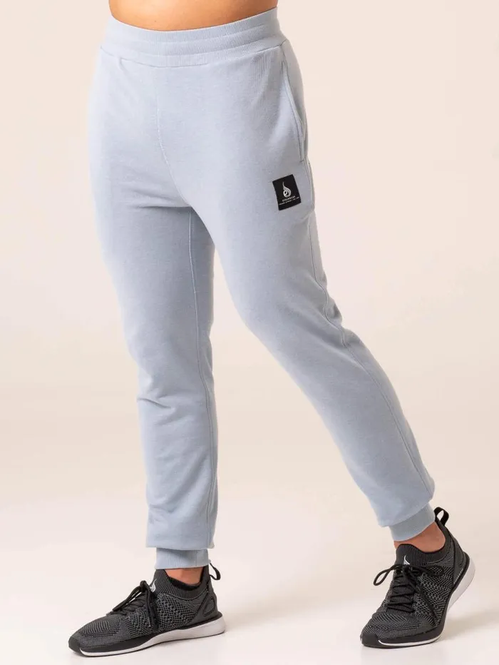 Gym Pants Mens Ryderwear Terrain Track Pants Ice Blue