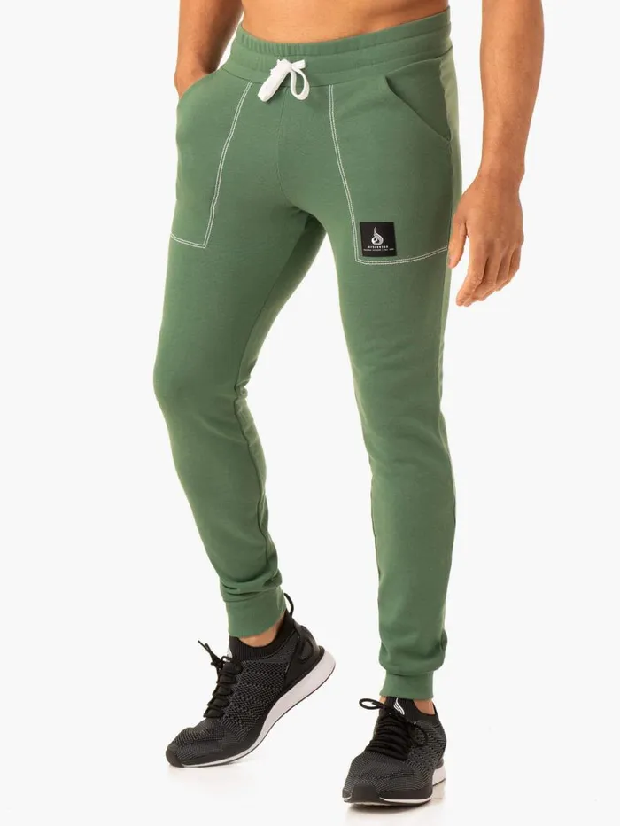 Gym Pants Mens Ryderwear Vital Track Pant Green