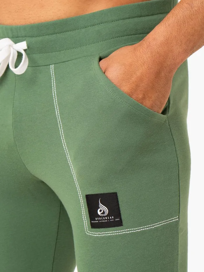 Gym Pants Mens Ryderwear Vital Track Pant Green