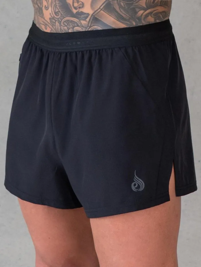 Gym Shorts Mens Ryderwear 3034 Training Shorts Black