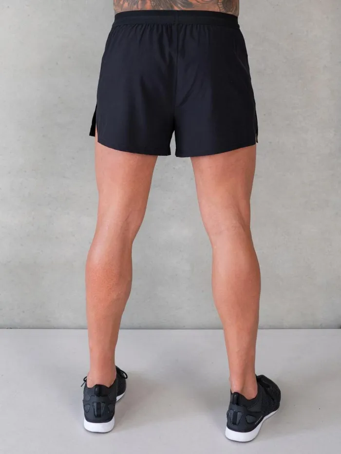 Gym Shorts Mens Ryderwear 3034 Training Shorts Black