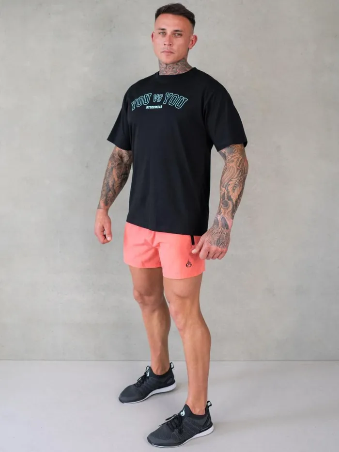 Gym Shorts Mens Ryderwear Adapt 5034 Training Short Coral