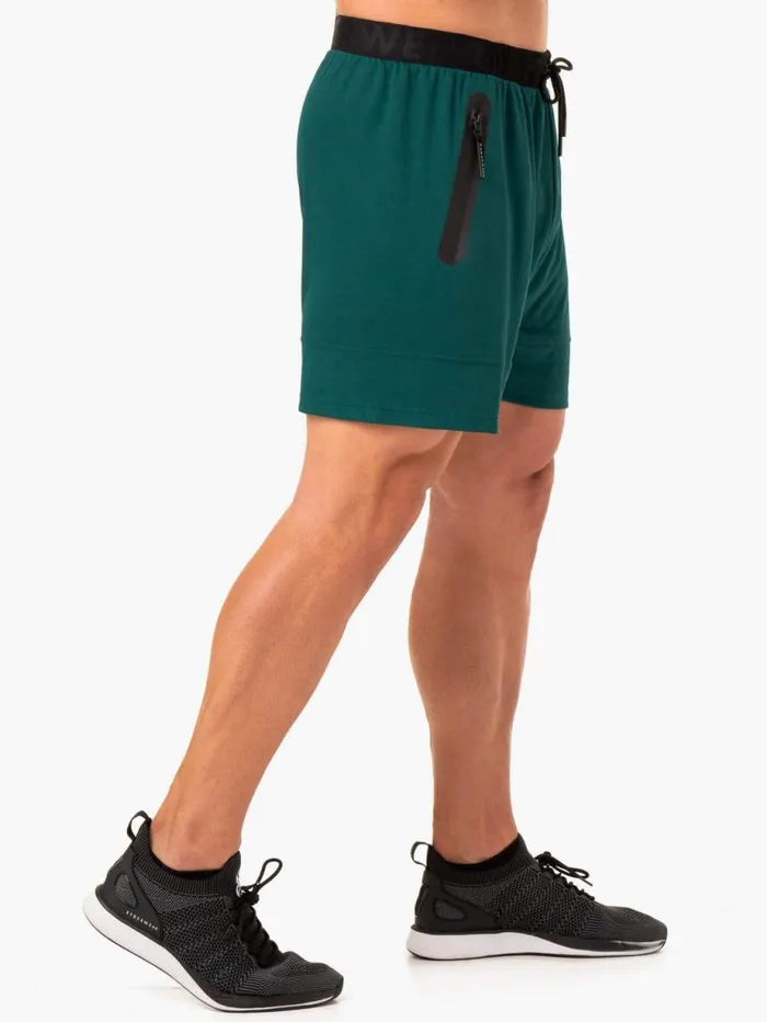 Gym Shorts Mens Ryderwear Advance Mesh Short Emerald