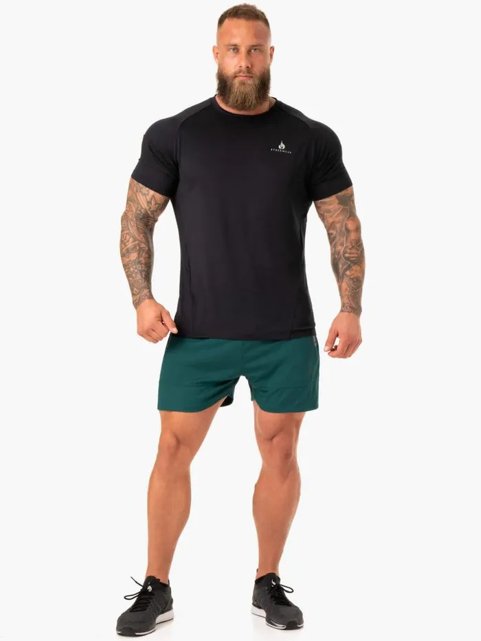 Gym Shorts Mens Ryderwear Advance Mesh Short Emerald