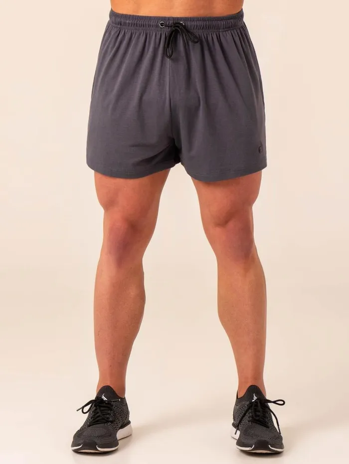 Gym Shorts Mens Ryderwear Arnie Shorts Charcoal