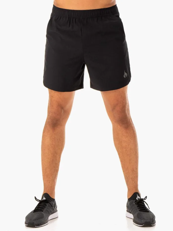 Gym Shorts Mens Ryderwear Division Training Shorts Black