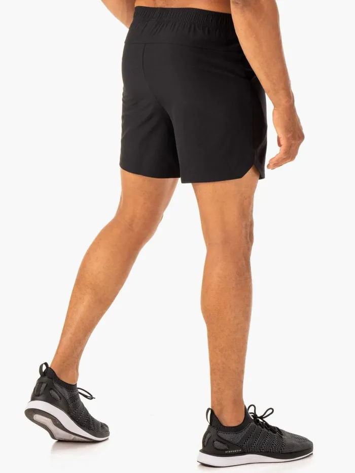 Gym Shorts Mens Ryderwear Division Training Shorts Black